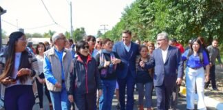 Importante inauguración en obra de asfaltado en Alijilán junto a vecinos y vecinas