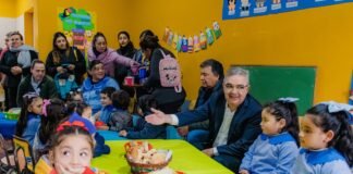 Jalil inauguró las nuevas instalaciones del Jardín de Infantes de Concepción