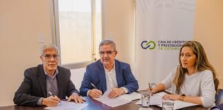 La Caja de Crédito y Prestaciones otorga financiamiento a la UNCa para la adquisición de un inmueble