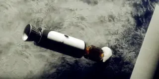 Observando basura espacial: las impresionantes imágenes de un cohete abandonado en órbita