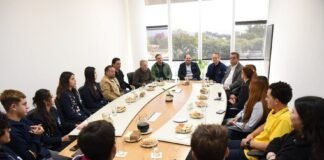 Saadi recibió a estudiantes de intercambio del Rotary Catamarca Valle