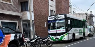 Se descompenso una mujer en un colectivo