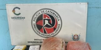 Secuestraron más de 6 kilos de cocaína y marihuana en el puesto caminero de El Portezuelo