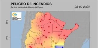Alerta de peligro extremo de incendios forestales en Catamarca