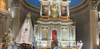 Con gratitud y devoción, se inició la Fiesta de la Protección de la Virgen a 20 años del sismo