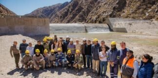 El azud de Punta del Agua, a punto de finalizar para cambiar la producción del norte de Fiambalá