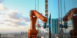 El impresionante vídeo de Ozmo, el primer robot autónomo que limpia cristales de rascacielos