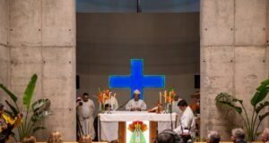 El Obispo celebró la Misa y bendijo la obra de la Virgen del Valle en El Rodeo