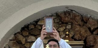 En el Santuario de la Gruta celebran a la Virgen con la presencia de la Cadena del Milagro