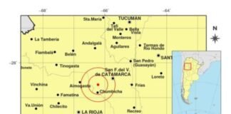 Fuerte sismo sacudió Catamarca