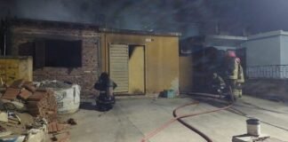 Incendió en una casa en Las Mil Viviendas