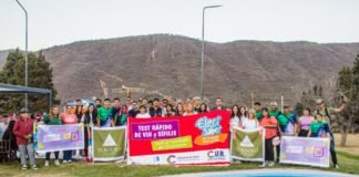 Politicas Juveniles junto a Municipio y Salud dieron la bienvenida a los estudiantes en El Rodeo