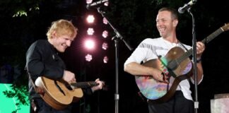 Ed Sheeran y Chris Martin sorprendieron cantando juntos
