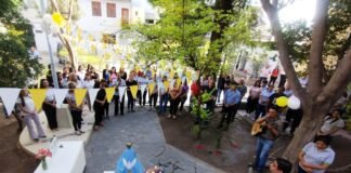 Emotivo recibimiento a la Virgen del Valle en Vialidad Provincial