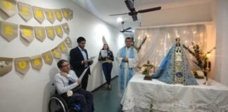 La Virgen del Valle visitó el Juzgado Federal N° 1