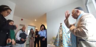 La Virgen Morena visita el Juzgado Federal N° 2 y la Defensoría General de la Nación