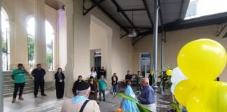 La Virgen visitó el palacio municipal de Capital