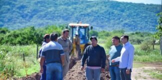 Avanza la Obra de Red de Agua Potable en el Barrio La Posta de Alijilán