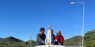 Emotiva visita de la Virgen del Valle a la comunidad de El Portezuelo