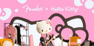 Fender lanza una colección por los 50 años de Hello Kitty