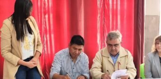 Firma de convenio para la implementación de un Centro de Emisión de Licencias en Fiambalá
