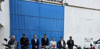 La Corte de Justicia entregó motocicletas al Ministerio de Seguridad