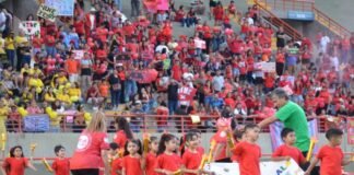 Los pequeños del SEM brillaron en el Estadio Bicentenario con «Una aventura olímpica en el jardín»