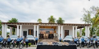 Nuevos móviles y motos para las fuerzas de seguridad de la provincia