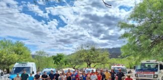 Simulacro de evacuación en Amanao