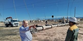 El En.Re. inspeccionó obras eléctricas en Telaritos