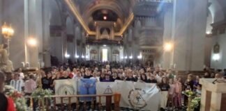 Palestristas honraron a la Madre del Valle