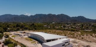 Con fondos de la minería, avanzan las obras de la nueva Terminal de Ómnibus y Hospital en Belén