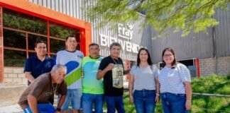 Locomotora Castro visitó los predios deportivos de Fray