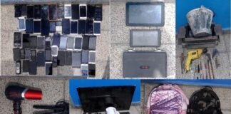 Recuperan 56 celulares y gran cantidad de elementos robados