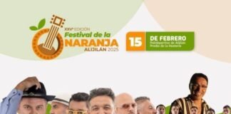 Todo listo para la XXV edición del Festival Provincial de la Naranja