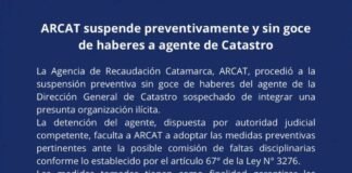 ARCAT suspendió sin goce de sueldo a empleado implicado en la banda de estafadores
