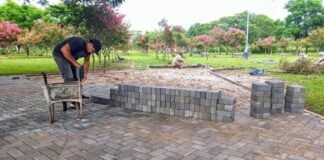 Avanzan las obras en la Plaza Cerezo de Alijilán