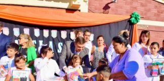 Con la presencia de Barot dió inicio el ciclo lectivo en Los Altos