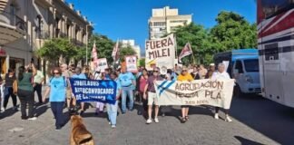 Convocante marcha de los jubilados en Catamarca