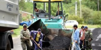 El intendente supervisó obras en el Barrio La Cruz Negra