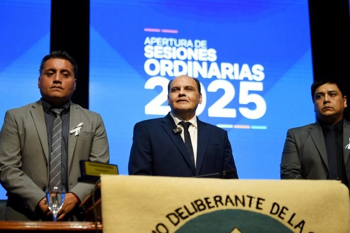 Gustavo inauguró el período de sesiones en el Concejo Deliberante