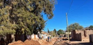 Provincia se hará cargo de la obra de cloacas en Tinogasta