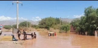 Temporal en Fiambalá: Piden la colaboración de agua mineral para los afectados