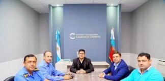 Barot en una reunión clave para reforzar la seguridad en Los Altos