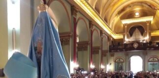 Con la Bajada de la Imagen de la Virgen se inicia el Septenario