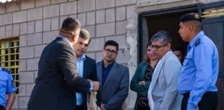 El ministro de Gobierno y nuevo secretario de Seguridad visitaron el Servicio Penitenciario