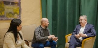 Jalil recibió a algunos senadores en Casa de Gobierno