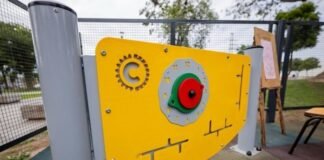 La Plaza Jorge Bermúdez ahora cuenta con juegos para niños con TEA