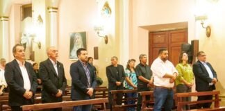 Cierre de las fiestas en honor de San Isidro Labrador en Valle Viejo