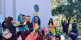 Comunicadores de María animan la visita de niños del Colegio Virgen Niña a Piedra Blanca